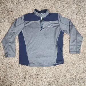 Men's Lancers Gray and Navy Quarter-Zip Pullover Size XL